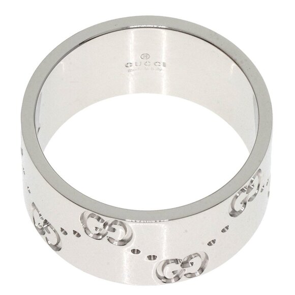 GUCCI 18k White Gold Ring - Picture 4 of 8